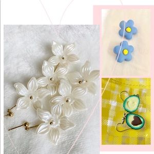 Real cute earrings! Super summerly vibe! 🌿🌿